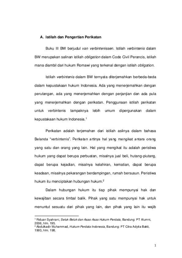 Doc Perikatan Docx Yola Maulin Peryogawati Academia Edu
