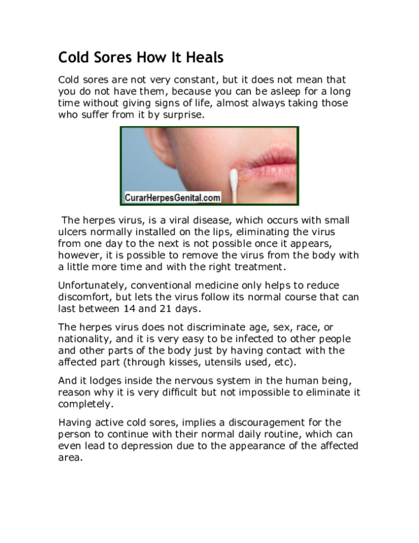 (PDF) Cold Sores How It Heals | Elias Ruiz - Academia.edu