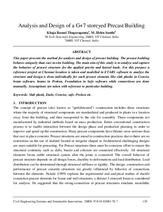 (PDF) Civil Engineering Systems and Sustainable Innovations ISBN: 978 ...