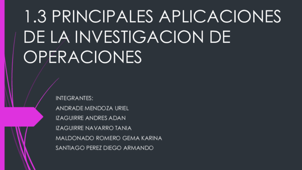 (PPT) INVESTIGACION DE OPERACIONES EQUIPO 1.