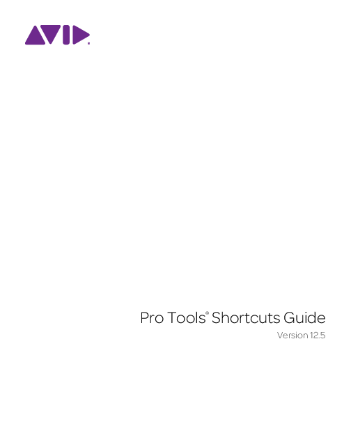 pro tools shortcuts without numeric keypad