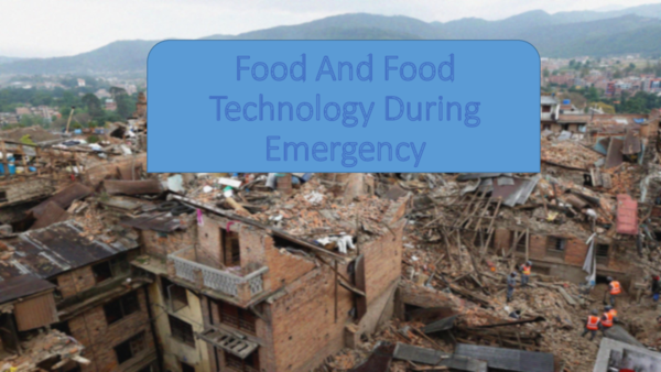 (PPT) Food And Food Technology During Emergency