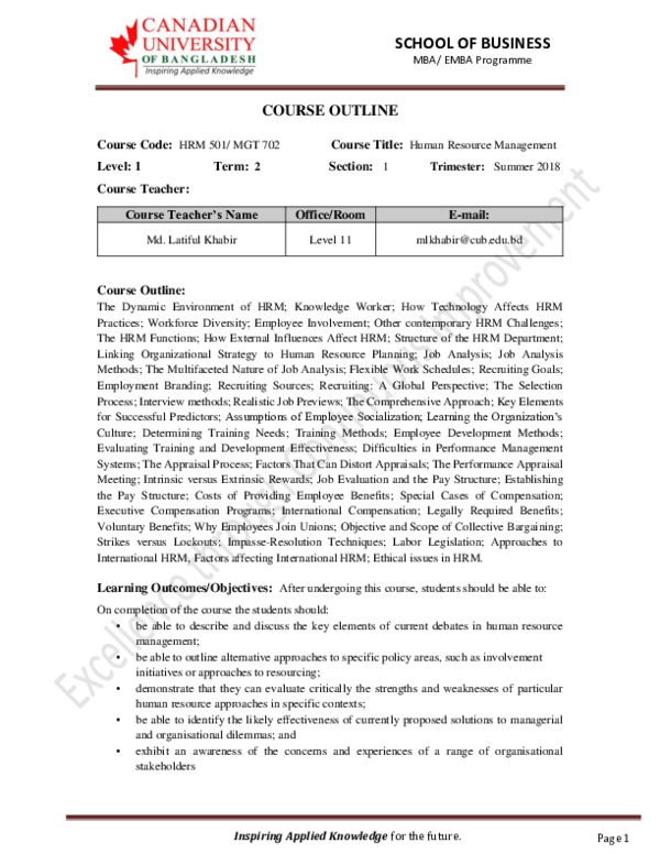 Um course catalogue image