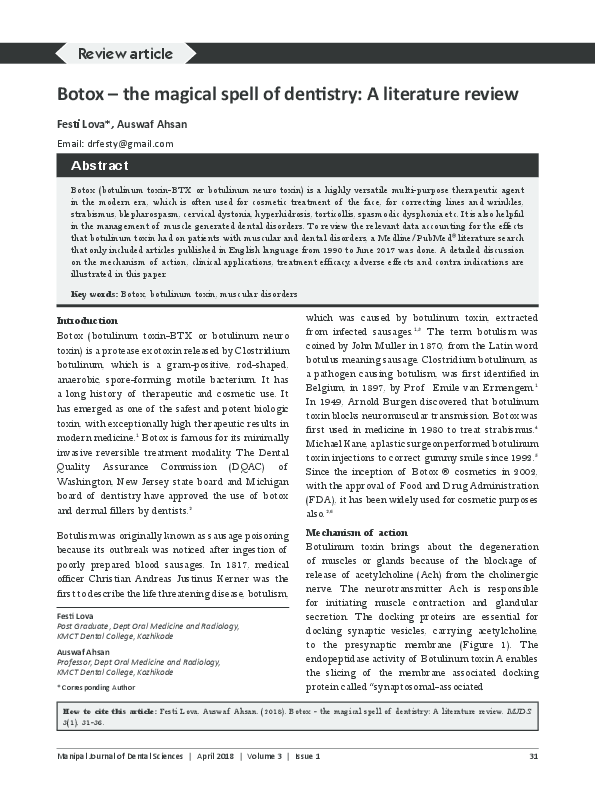 Essay on botox 07 image