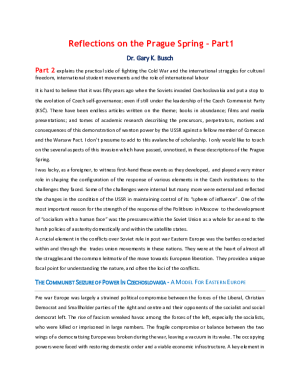 Prague spring explained image