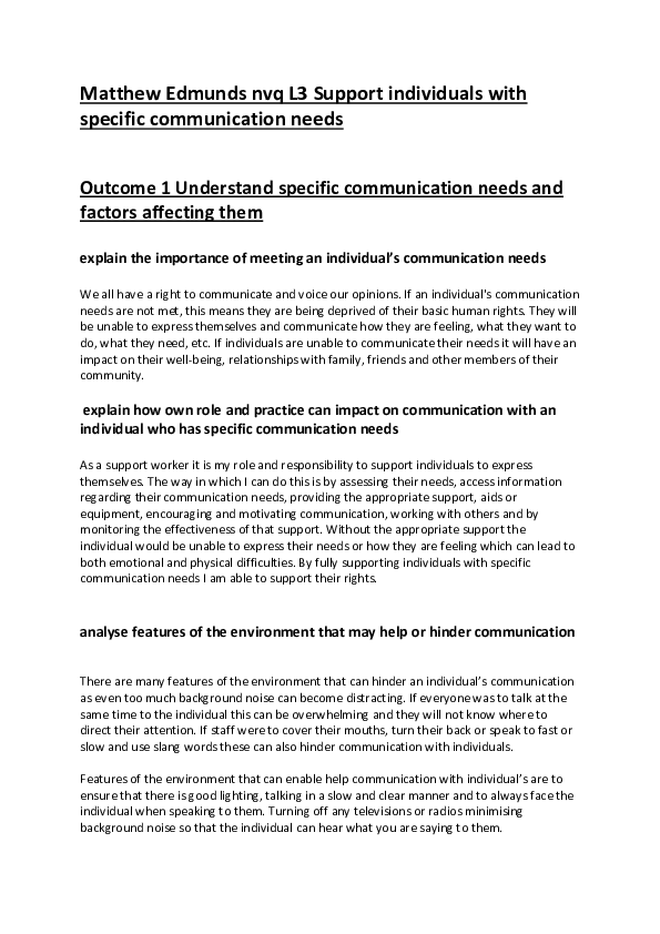 Nvq to do essay example 05 picture