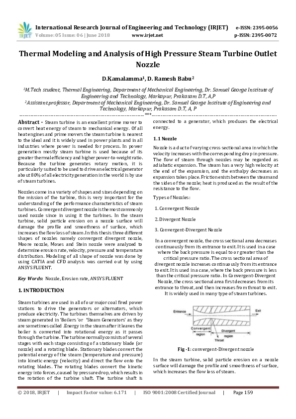 (PDF) IRJET- Thermal Modeling and Analysis of High Pressure Steam ...