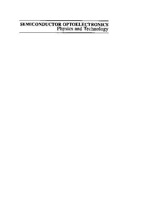 (PDF) Semiconductor OptoelectronicsJasprit Singh 丫嚕 高 Academia.edu