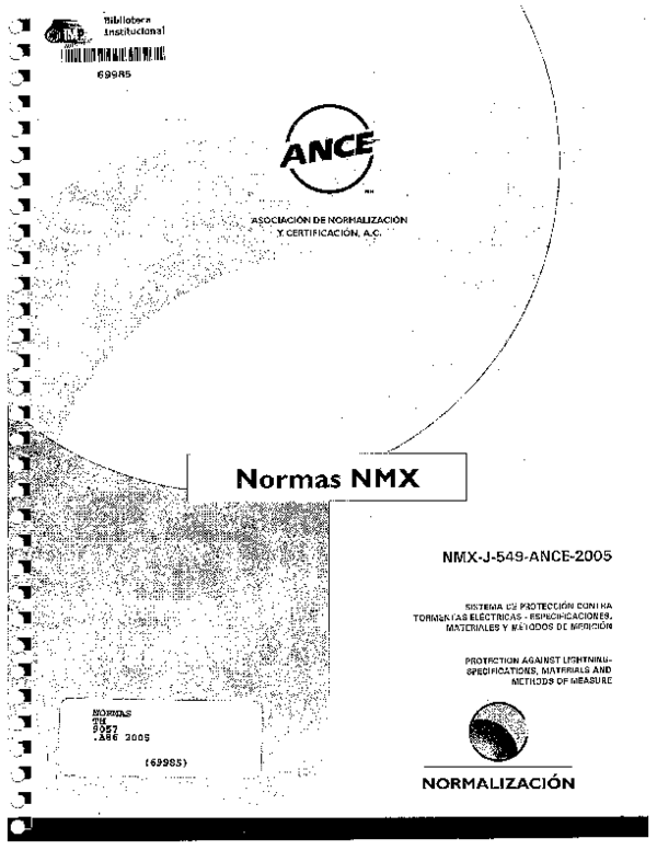(PDF) NMX J 549 ANCE 2005 original pdf Manuel Cortés García Academia.edu