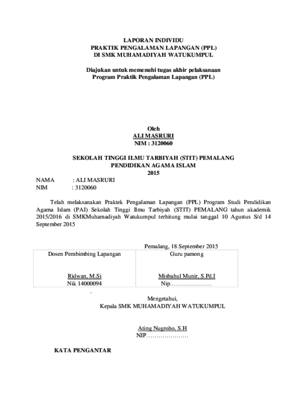 Doc Laporan Individu Falah Arif Academia Edu