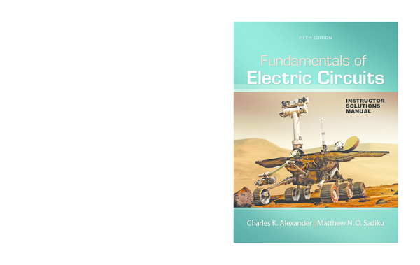 (PDF) Solucionário Fundamentos Circuitos Elétricos-Sadiku 5ed | Sara