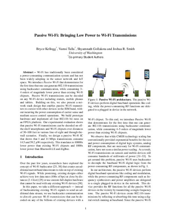 (PDF) Passivewifi nsdi