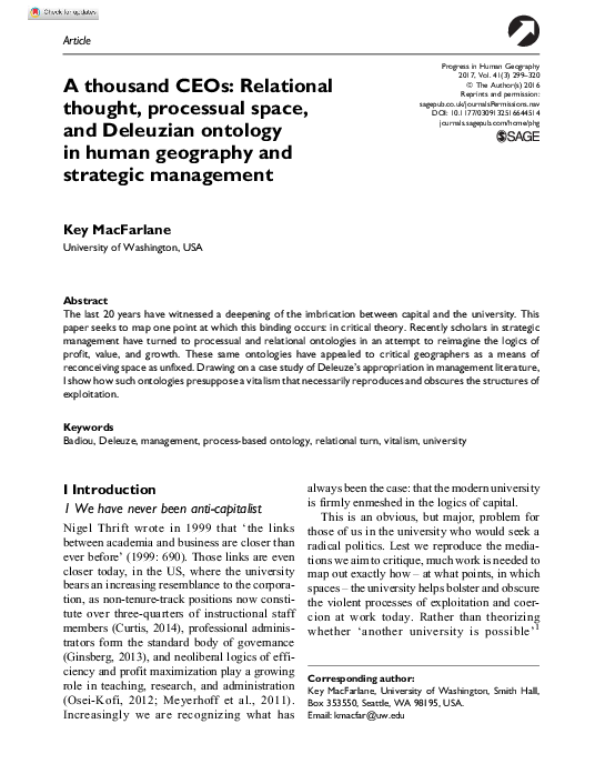 Processual approach image