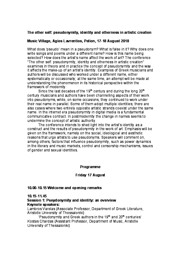(PDF) "‘You’re having a laugh: Manoussos Fassis’s hee-hidden poetic ...