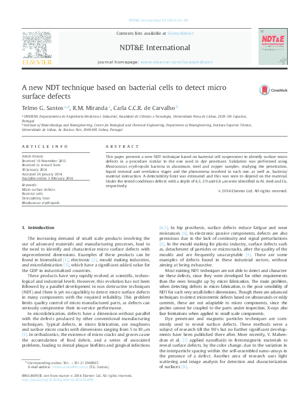 (PDF) A new NDT technique based on bacterial cells to detect micro ...