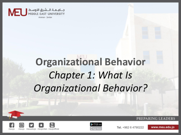 (PPT) Chapter 1 What Is Organizational Behavior