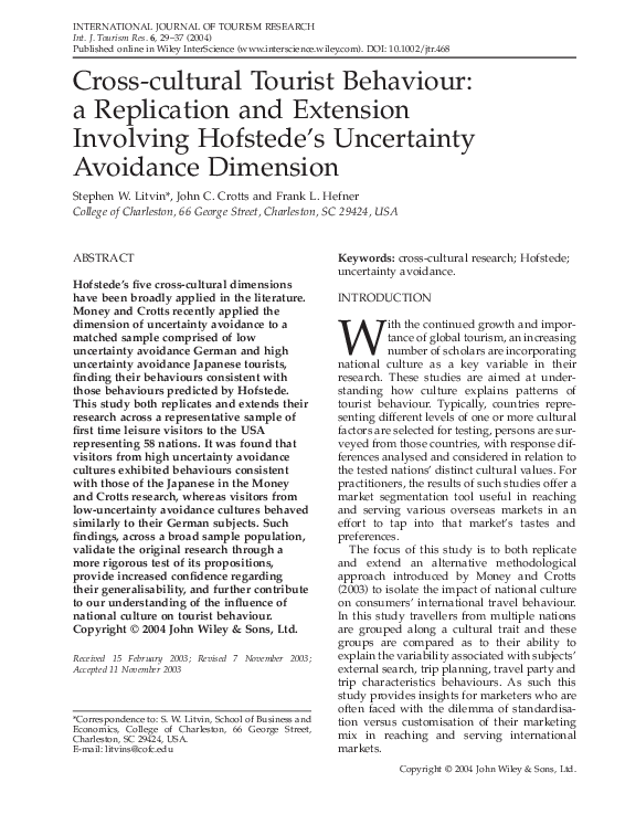 Uncertainty avoidance essay image