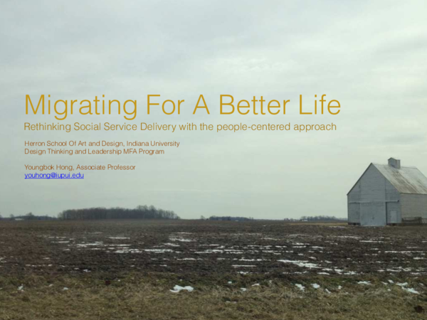 (PDF) Migrating for a Better Life: Rethinking Social Service Design ...