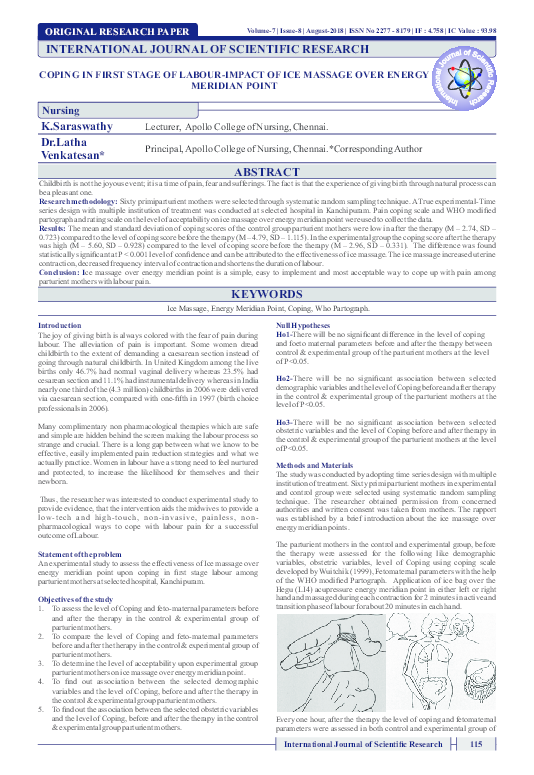 Massage therapy benefits research image