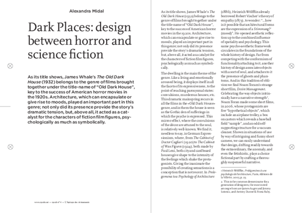 (PDF) Dark Design: Design between Horror and Science Fiction