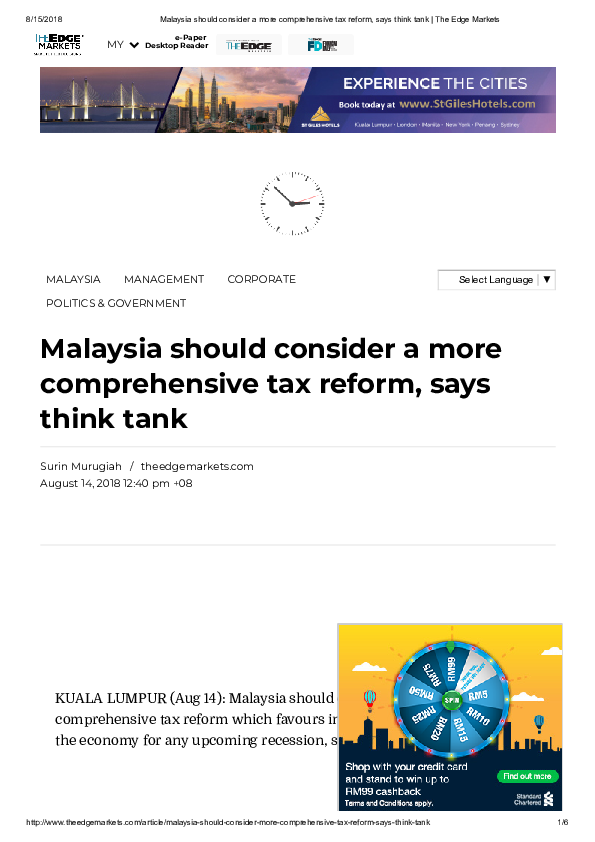 Malaysian Tax Pdf