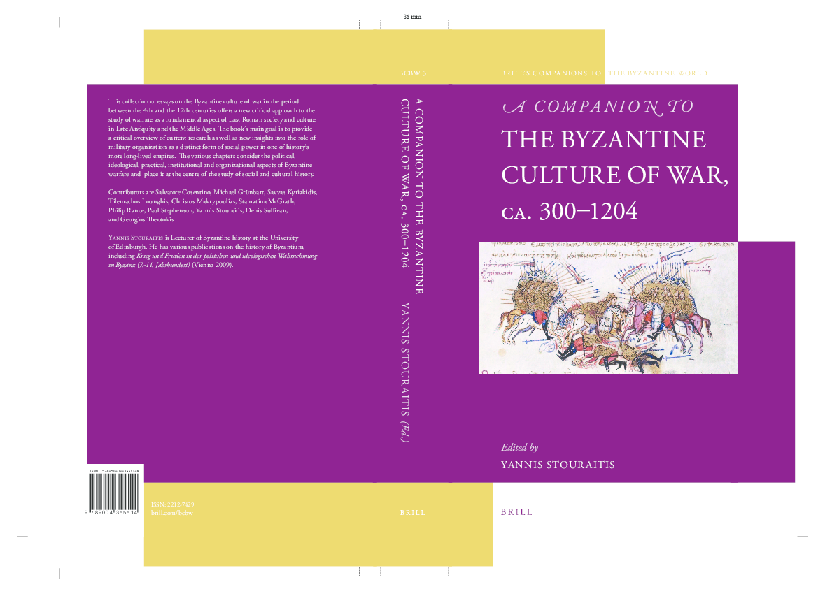 PDF) A Companion to the Byzantine Culture of War, ca. 300
