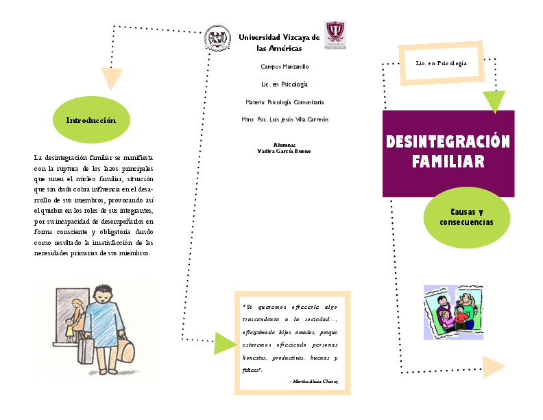 (PDF) Desintegracion familiar folleto