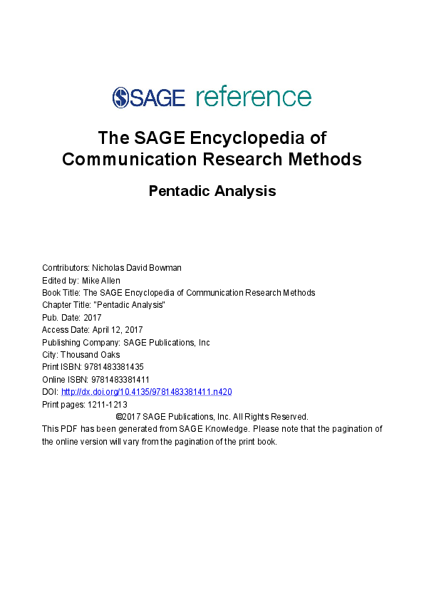 (PDF) The SAGE Encyclopedia of Communication Research Methods ...