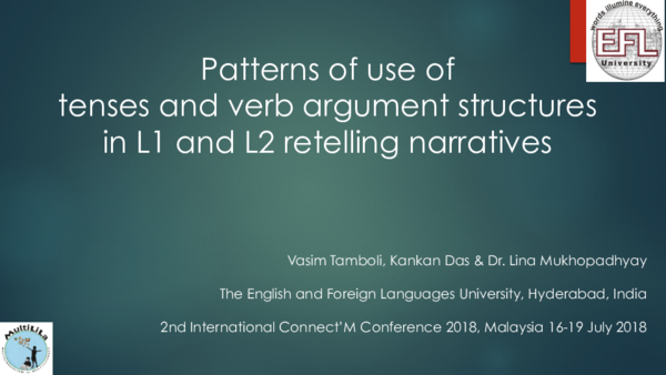 (PDF) Patterns of use of tenses and verb argument structures in L1 and ...
