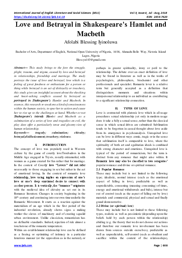 Betrayal essay in irony politics self 03 picture