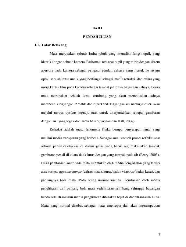 Doc Proposal Astigmatisma Docx Muhammad Fariz Academia Edu