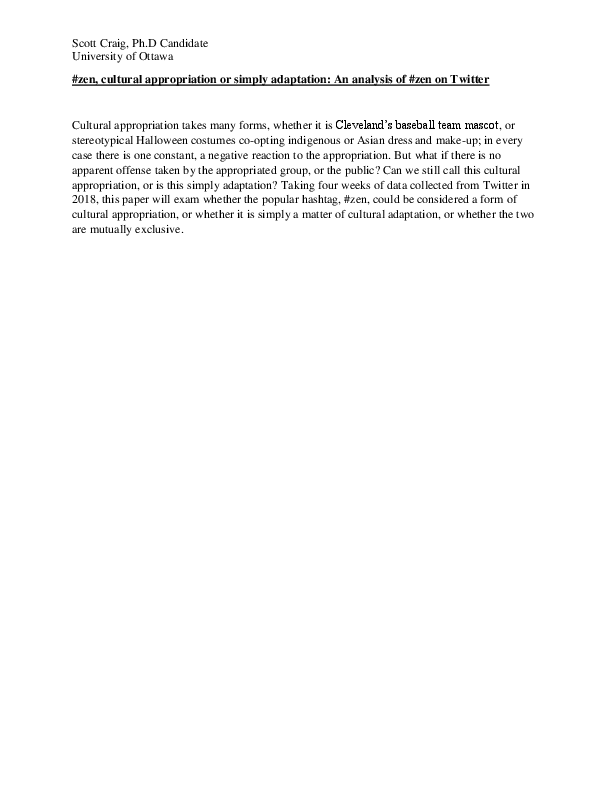 Cultural appropriation essay picture