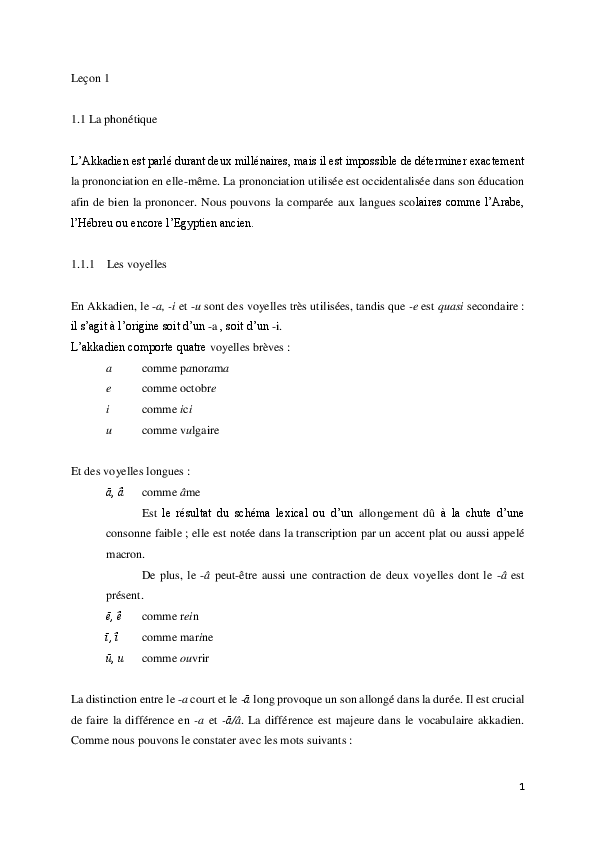 Doc Lecon 1 Jerome Lambourg Academia Edu