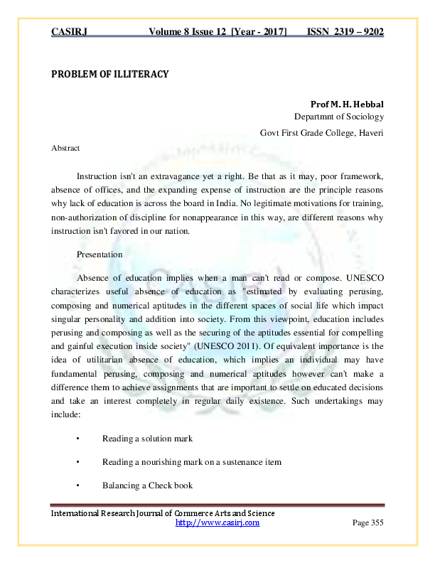 Solutions to illiteracy in america image