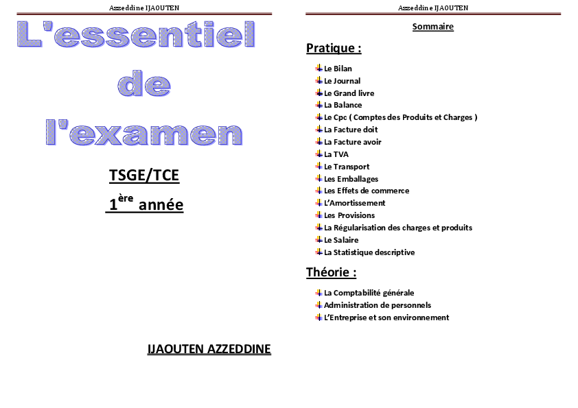 (PDF) Essentiel TSGE