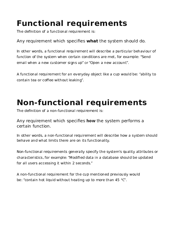 Non Functional Requirements Meaning In Tamil