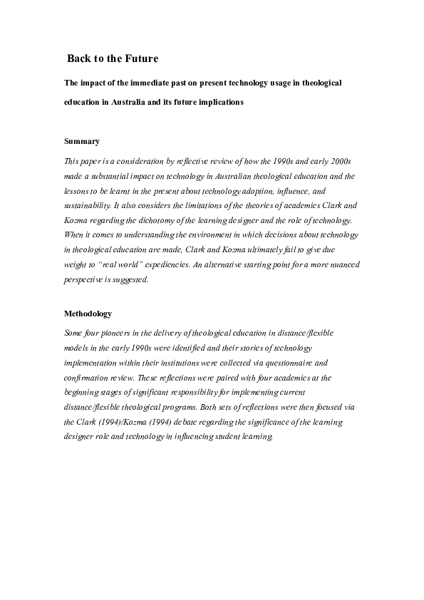 Schools in the future essay image