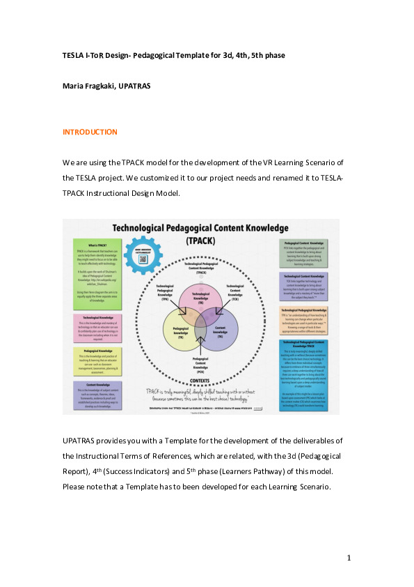 (DOC) Virtual Reality Pedagogical Template