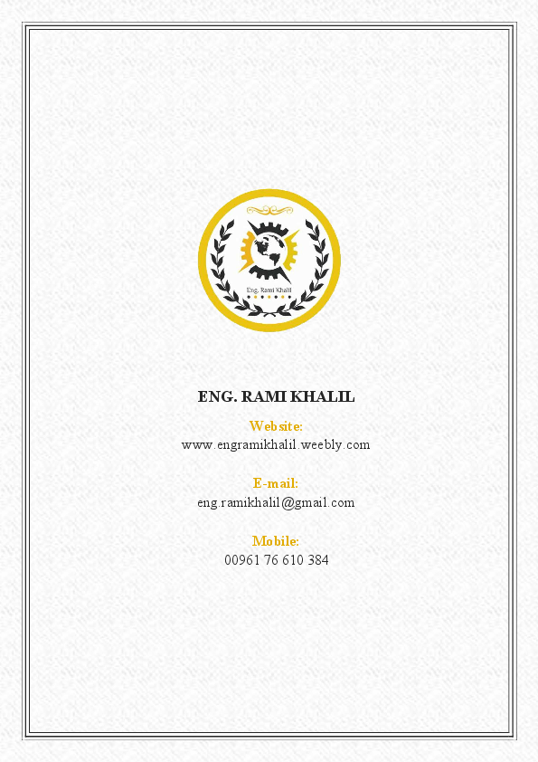 (PDF) ENG. RAMI KHALIL