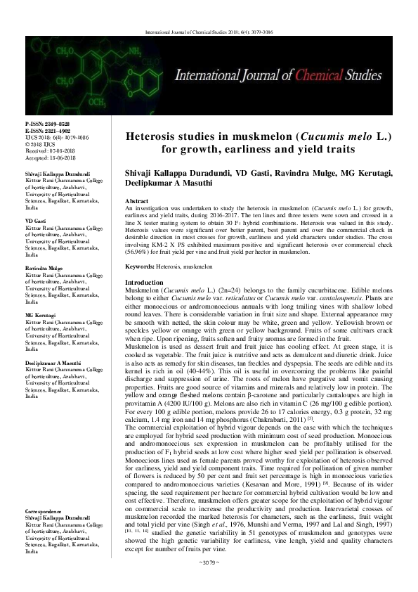 Study of cucumis melo var golden queen essay 05 picture