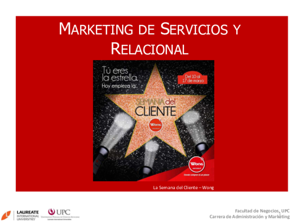 (PDF) Facultad de Negocios, UPC Carrera de Administración y Marketing 1