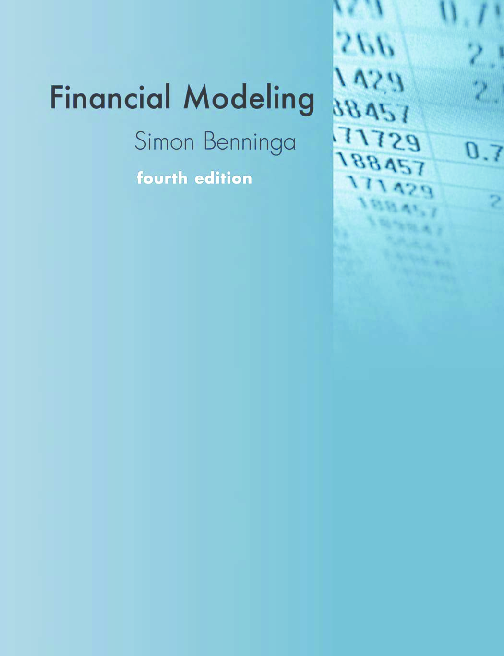 (PDF) Simon Benninga Financial Modeling 4th edition Dmitry Lado