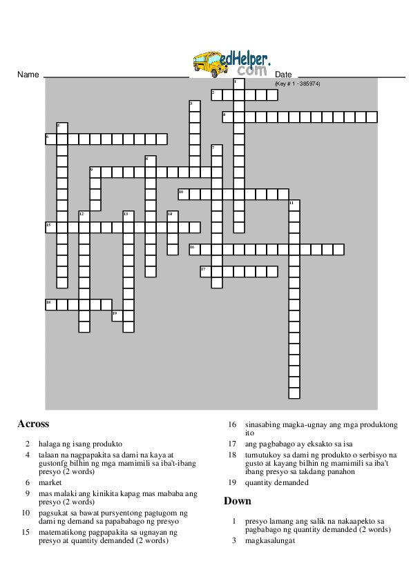 (PDF) Crossword puzzle ap Teresa Espinueva Academia.edu