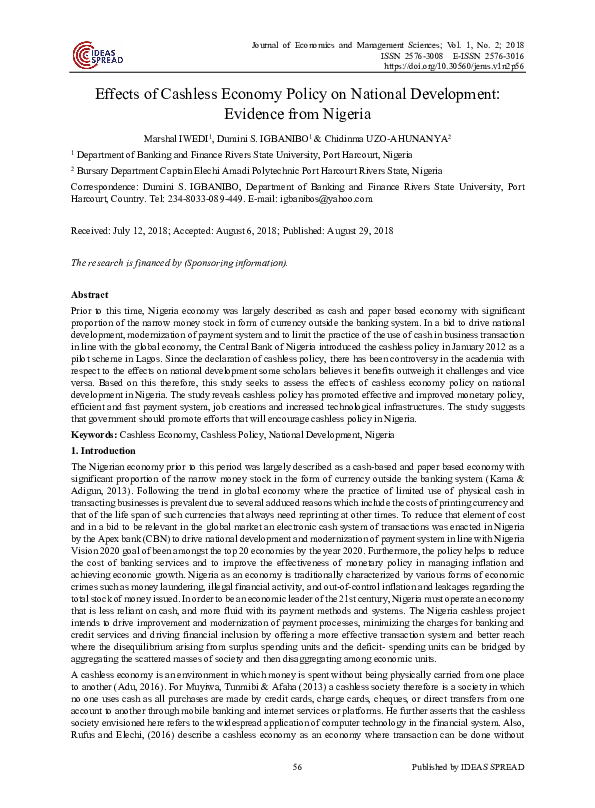 What is cashless economy image