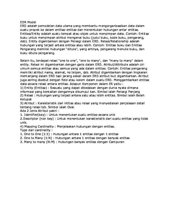 (DOC) EDR Model
