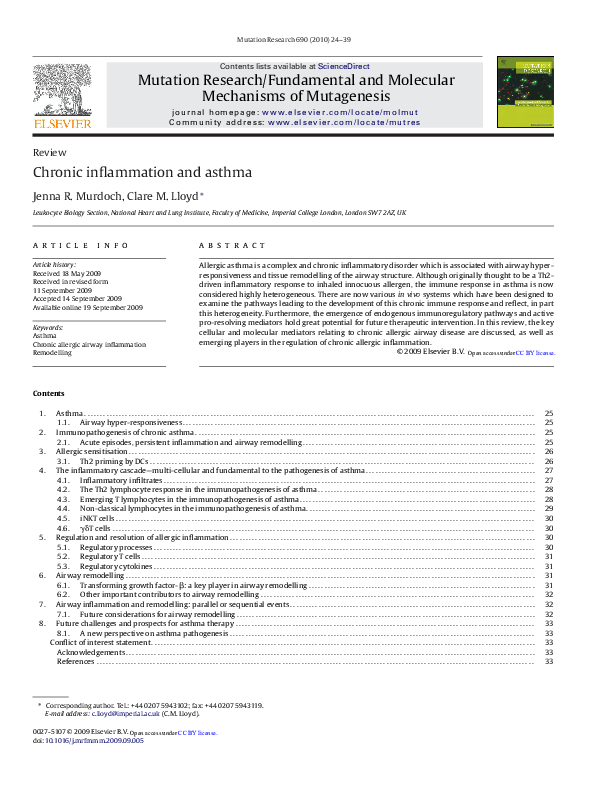 Acute inflammation definition image