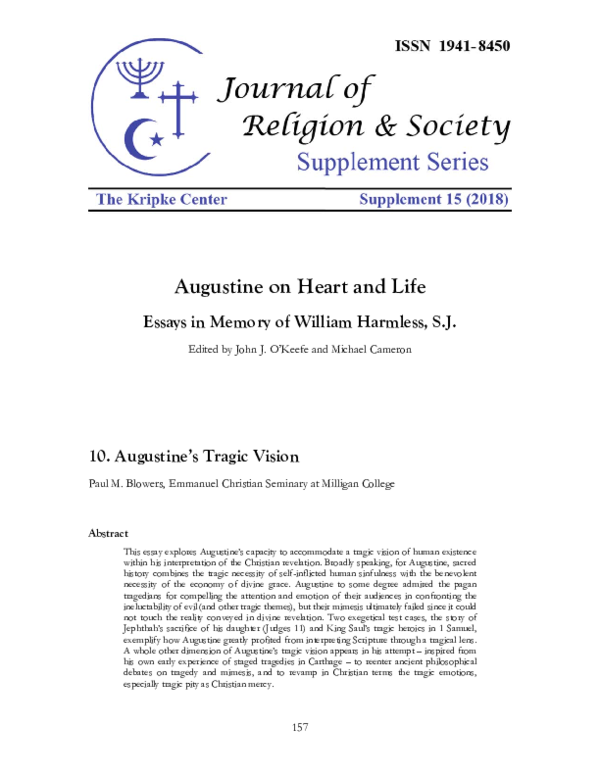 Comparing St. Augustine's Confessions And Confucius
