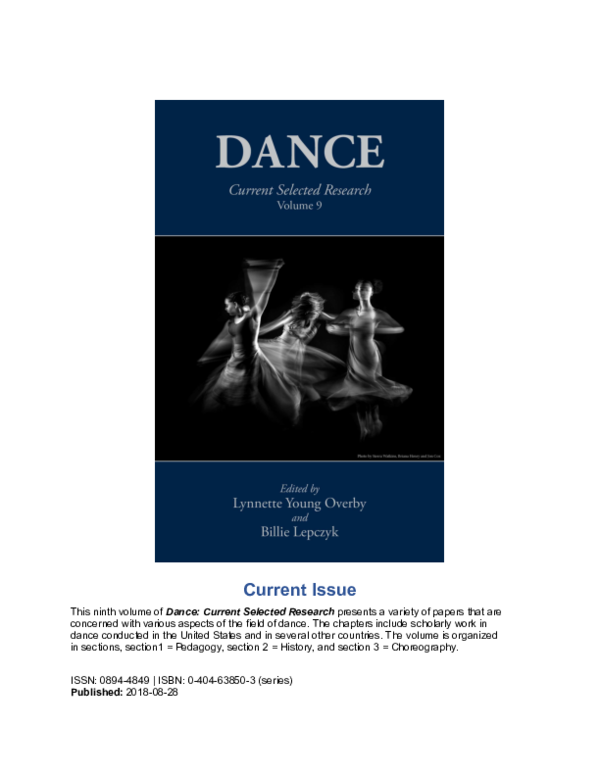 (PDF) Taxonomies of Learning Outcomes using Dance Notation: Cognitive ...