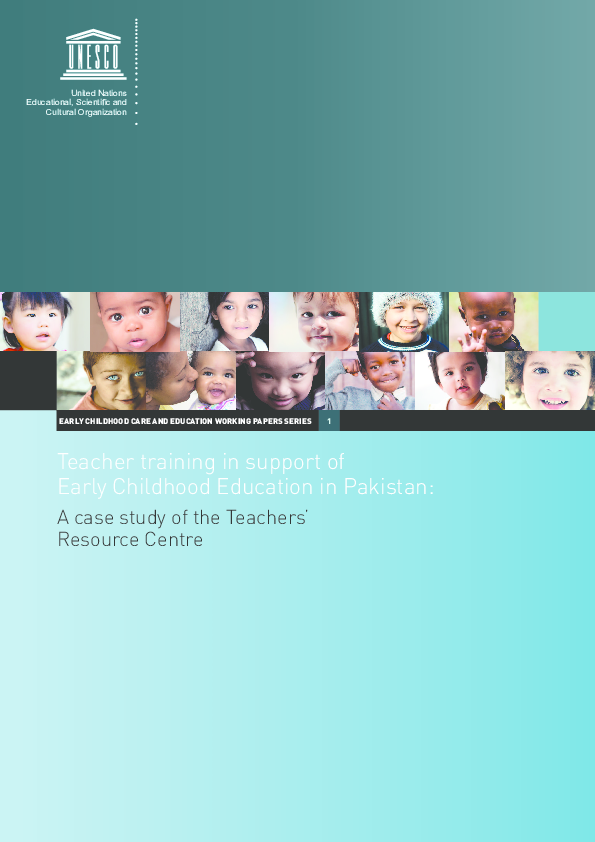 (PDF) Teacher training in support of Early Childhood Education in ...