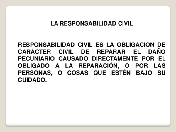 (PDF) LA RESPONSABILIDAD CIVIL